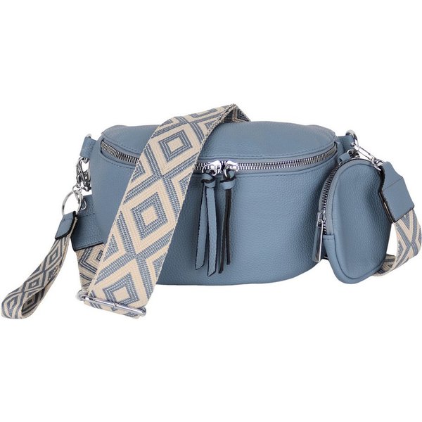 MIRROSI Bauchtasche Damen Taschen, Umhängetasche, Brusttasche, 26x16x8cm Veganes Leder (Schultertasche für jeden Anlass, (dazu 1x Schlüsselband und 1x Münzenbeu