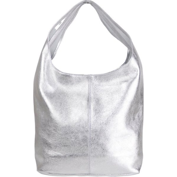 MIRROSI Beuteltasche Damen aus Echtleder, Made in Italy, Shopper Tasche (ca.33x32x16cm)