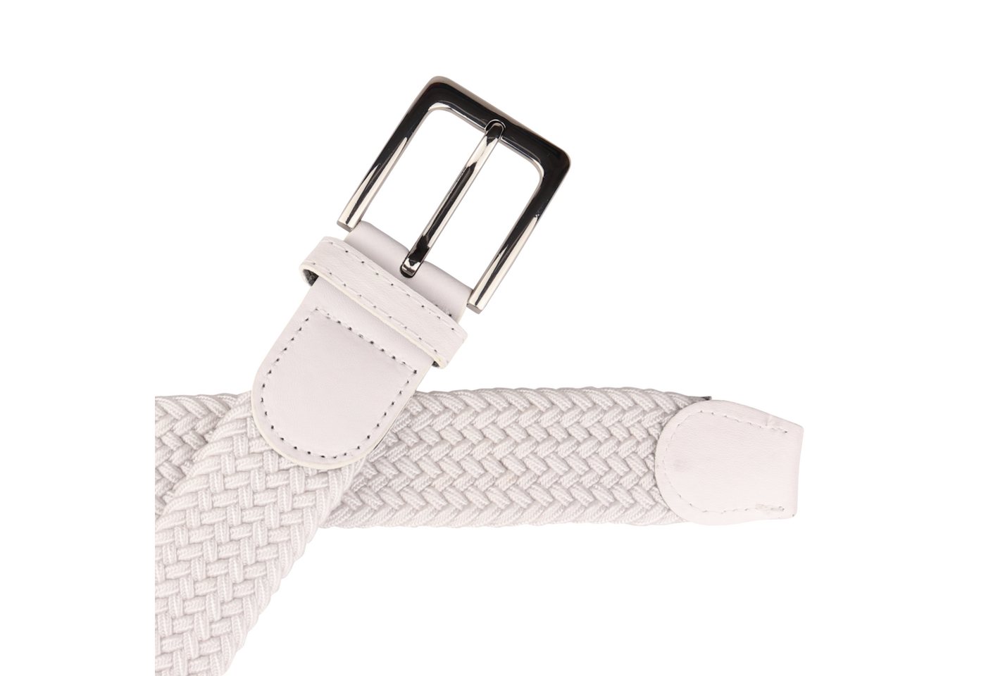 MIRROSI Flechtgürtel Elastischer Stoffgürtel Flechtgürtel für Damen und Herren (3,5CM Breit, Atemungsaktiv, Super Weich) Geflochtener Stretchgürtel Dehnbarer Gü – Bild 5 von 5