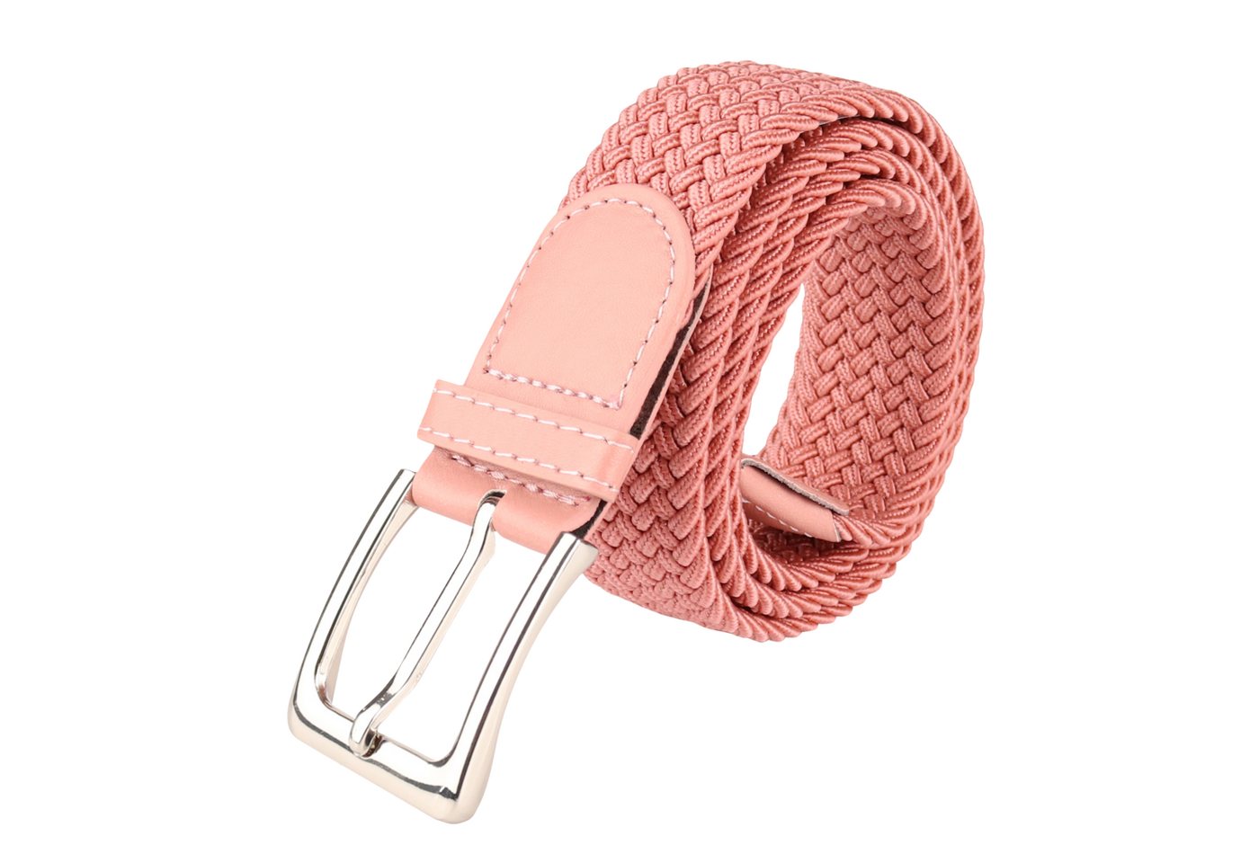 MIRROSI Flechtgürtel Elastischer Stoffgürtel Flechtgürtel für Damen und Herren (3,5CM Breit, Atemungsaktiv, Super Weich) Geflochtener Stretchgürtel Dehnbarer Gü – Bild 2 von 5