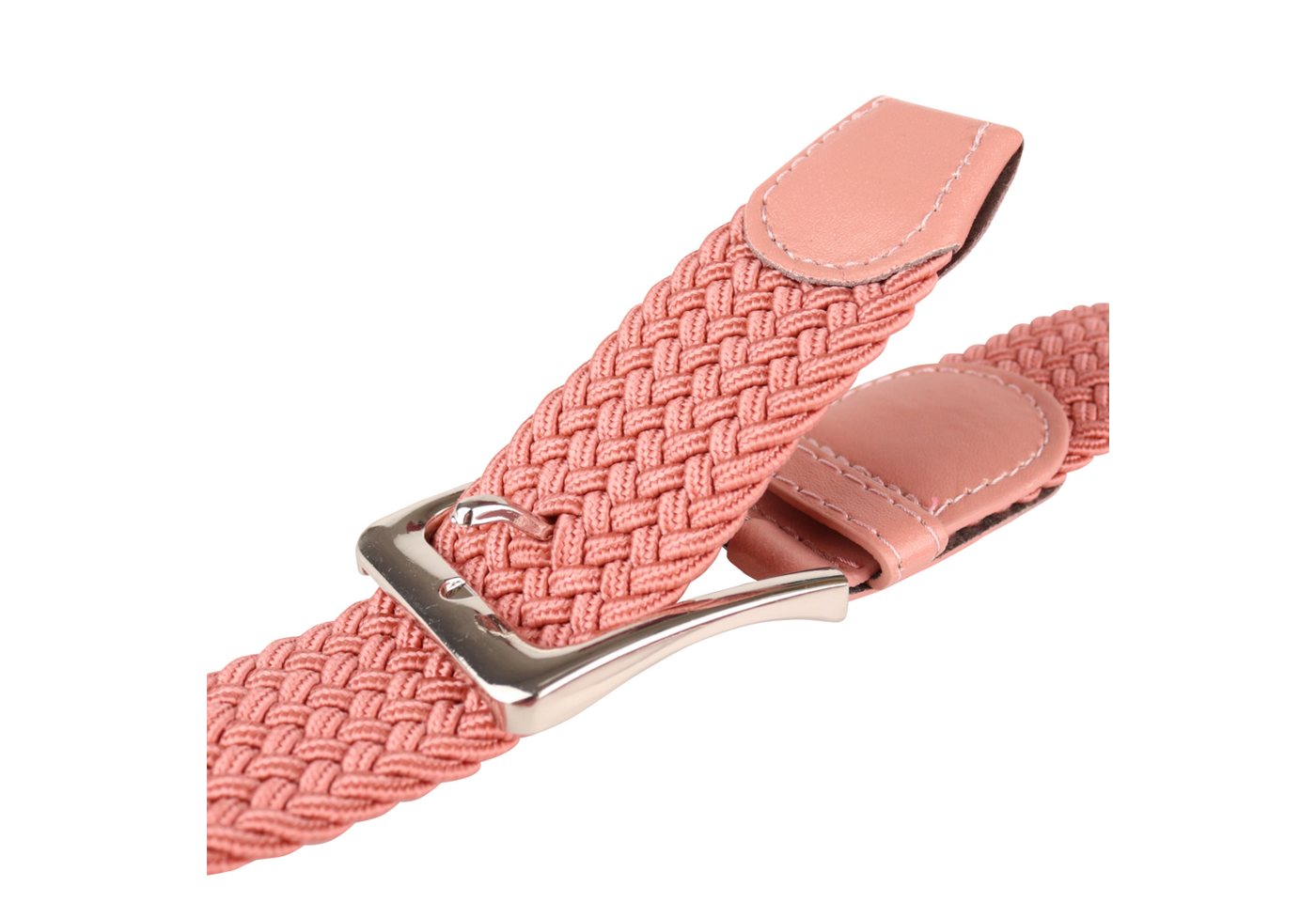 MIRROSI Flechtgürtel Elastischer Stoffgürtel Flechtgürtel für Damen und Herren (3,5CM Breit, Atemungsaktiv, Super Weich) Geflochtener Stretchgürtel Dehnbarer Gü – Bild 3 von 5