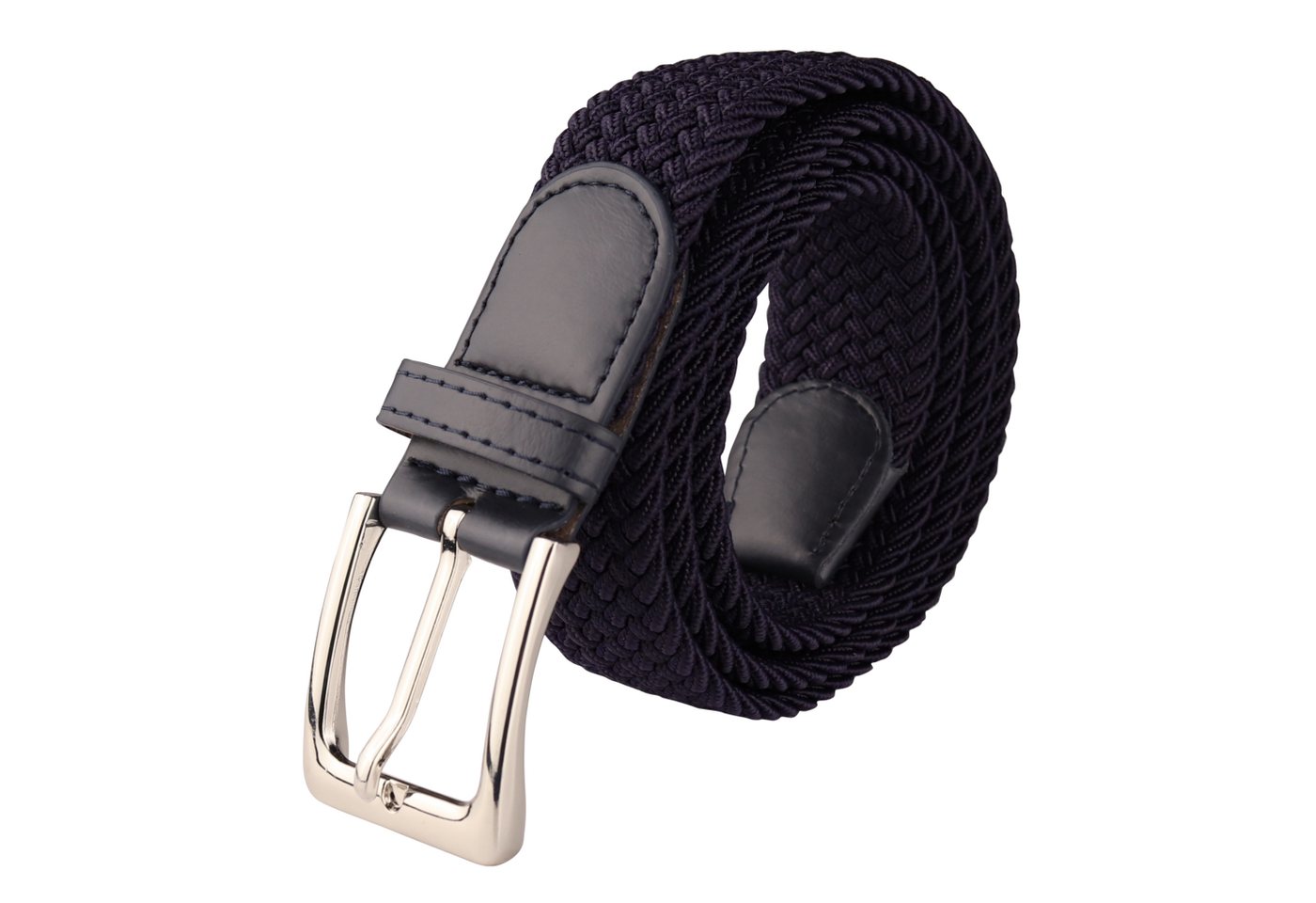 MIRROSI Flechtgürtel Elastischer Stoffgürtel Flechtgürtel für Damen und Herren (3,5CM Breit, Atemungsaktiv, Super Weich) Geflochtener Stretchgürtel Dehnbarer Gü – Bild 2 von 5