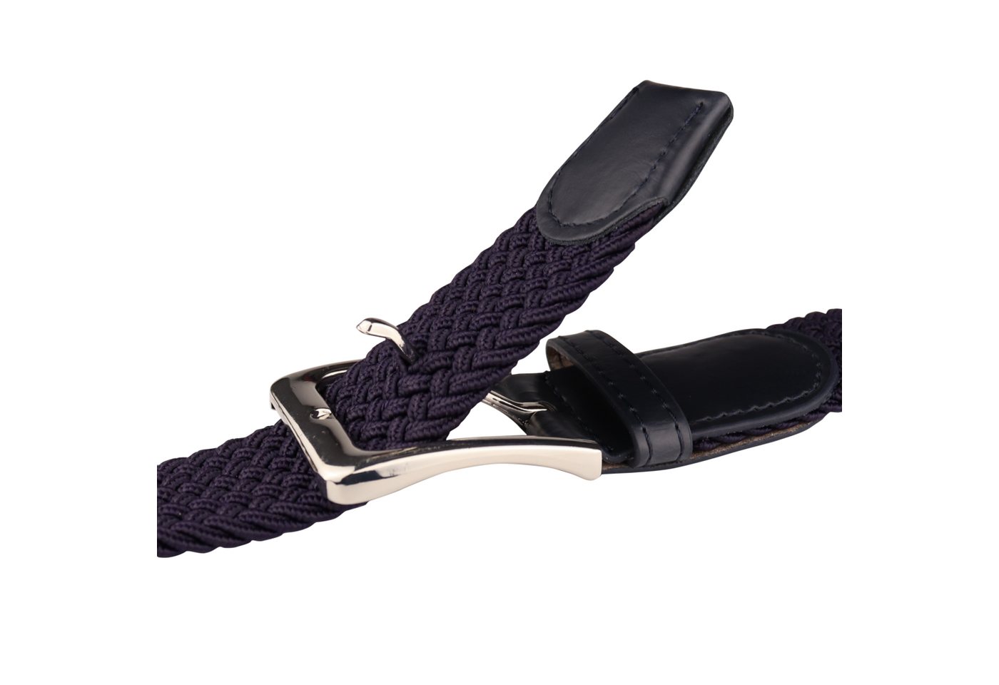 MIRROSI Flechtgürtel Elastischer Stoffgürtel Flechtgürtel für Damen und Herren (3,5CM Breit, Atemungsaktiv, Super Weich) Geflochtener Stretchgürtel Dehnbarer Gü – Bild 3 von 5