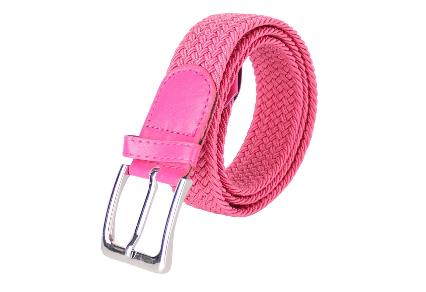 MIRROSI Flechtgürtel Elastischer Stoffgürtel Flechtgürtel für Damen und Herren (3,5CM Breit, Atemungsaktiv, Super Weich) Geflochtener Stretchgürtel Dehnbarer Gü – Bild 2 von 2