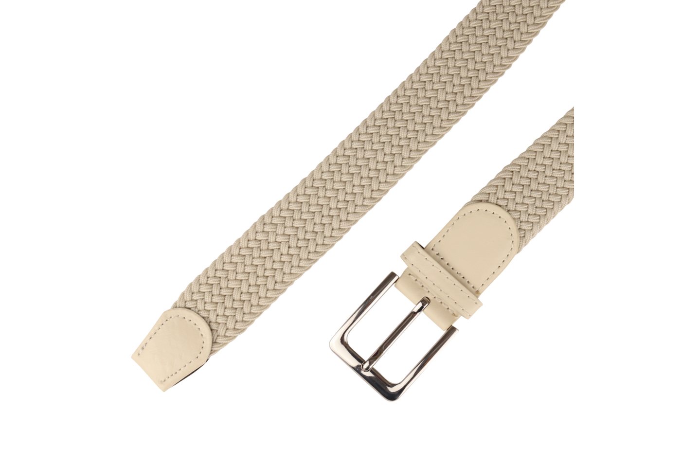 MIRROSI Flechtgürtel Elastischer Stoffgürtel Flechtgürtel für Damen und Herren (3,5CM Breit, Atemungsaktiv, Super Weich) Geflochtener Stretchgürtel Dehnbarer Gü – Bild 4 von 5