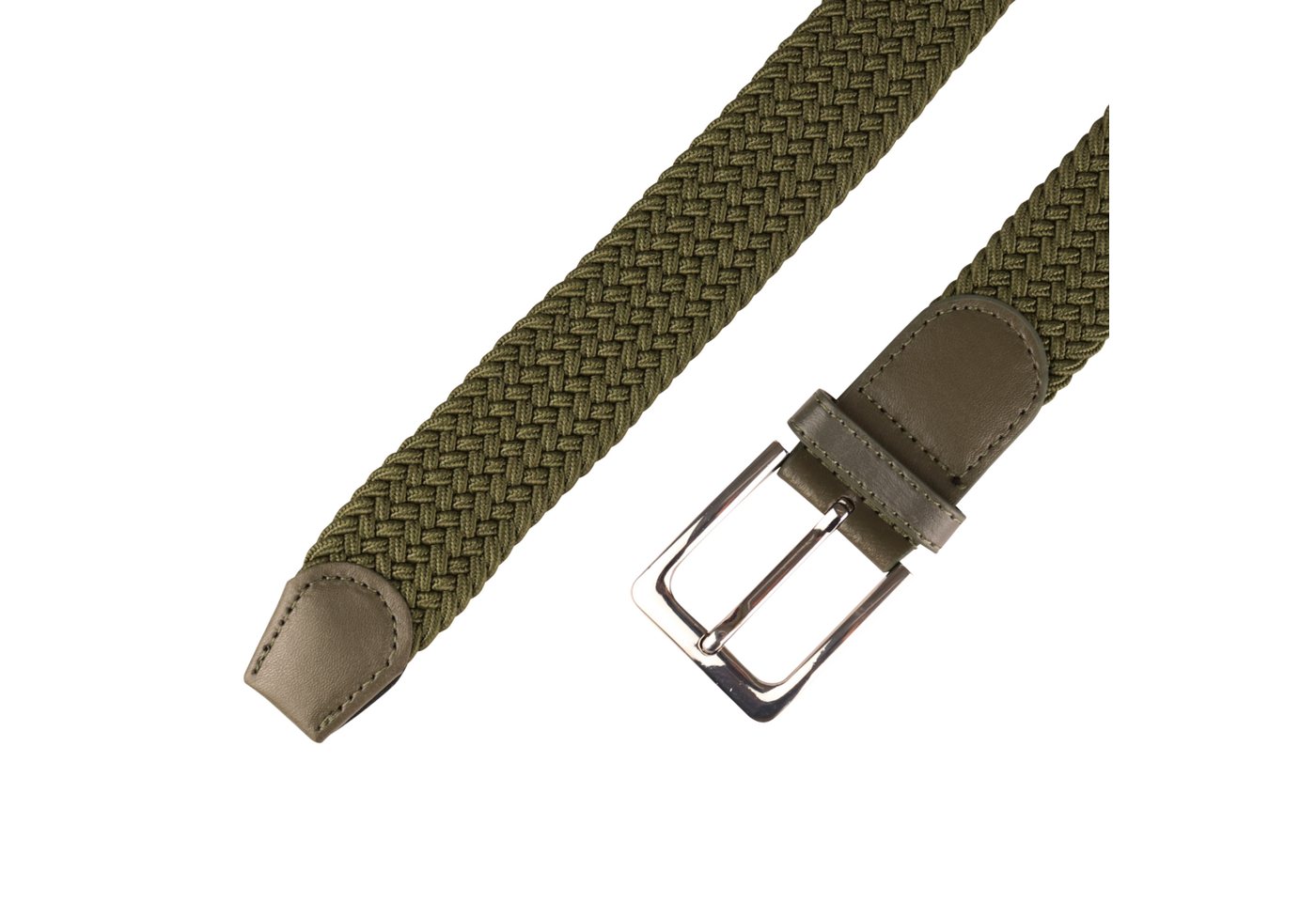 MIRROSI Flechtgürtel Elastischer Stoffgürtel Flechtgürtel für Damen und Herren (3,5CM Breit, Atemungsaktiv, Super Weich) Geflochtener Stretchgürtel Dehnbarer Gü – Bild 4 von 5