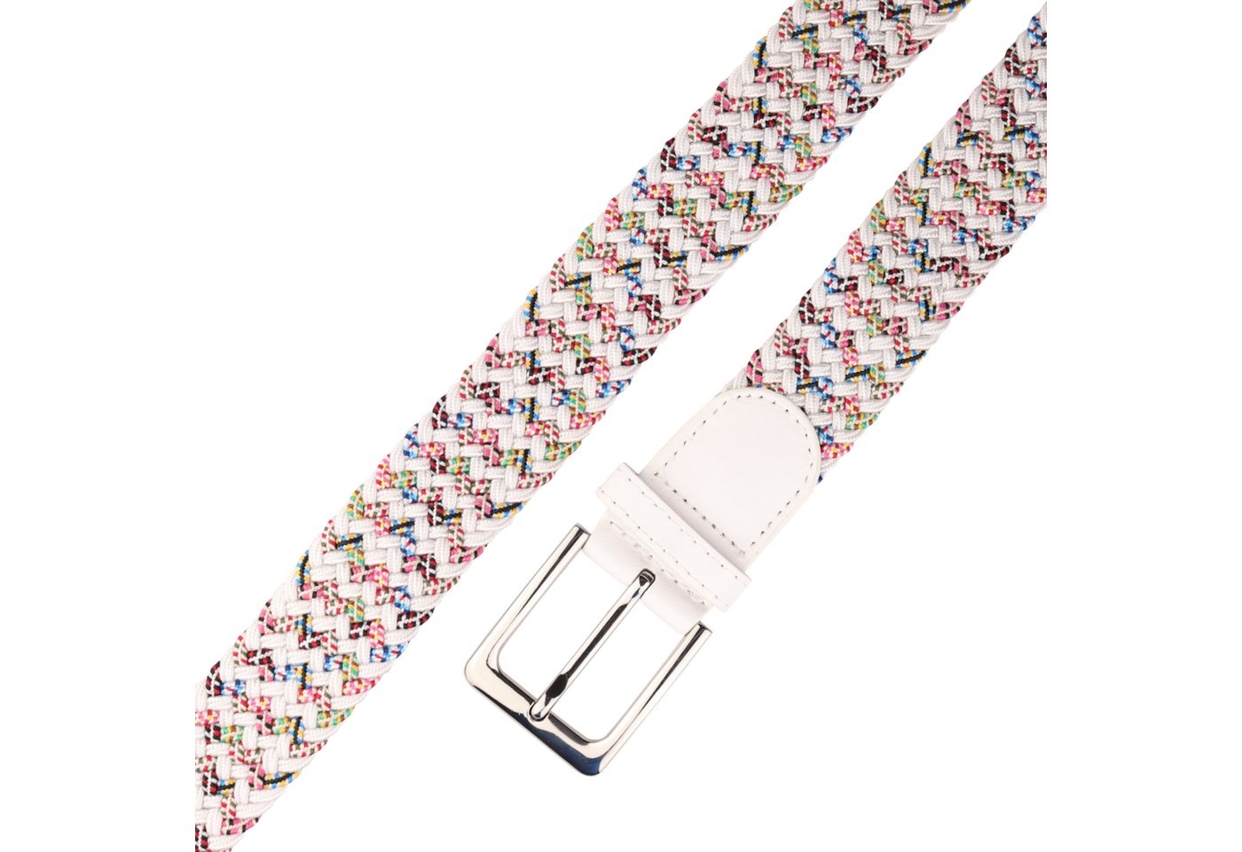 MIRROSI Flechtgürtel Elastischer Stoffgürtel Flechtgürtel für Damen und Herren (3,5CM Breit, Atemungsaktiv, Super Weich) Geflochtener Stretchgürtel Dehnbarer Gü – Bild 4 von 5