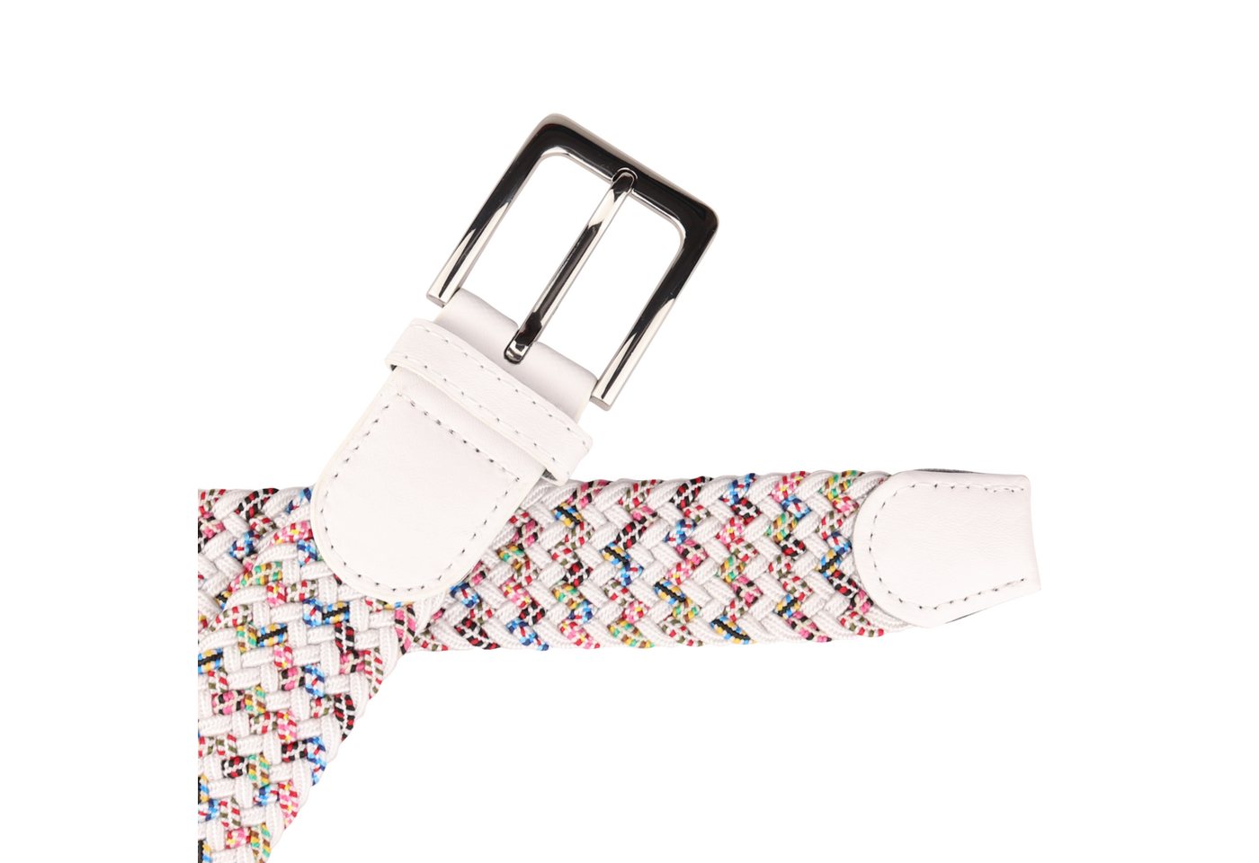 MIRROSI Flechtgürtel Elastischer Stoffgürtel Flechtgürtel für Damen und Herren (3,5CM Breit, Atemungsaktiv, Super Weich) Geflochtener Stretchgürtel Dehnbarer Gü – Bild 5 von 5