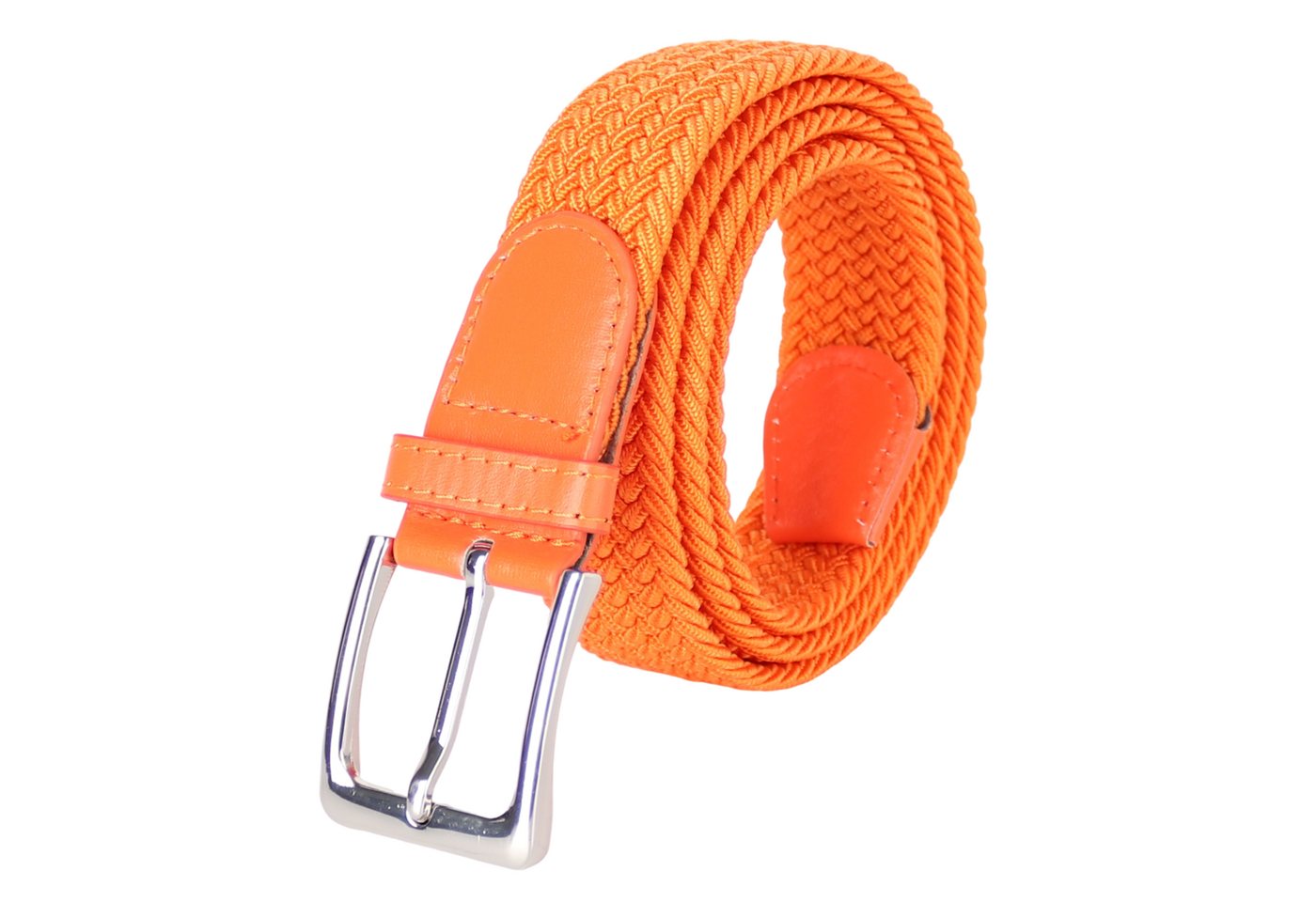 MIRROSI Flechtgürtel Elastischer Stoffgürtel Flechtgürtel für Damen und Herren (3,5CM Breit, Atemungsaktiv, Super Weich) Geflochtener Stretchgürtel Dehnbarer Gü – Bild 2 von 2