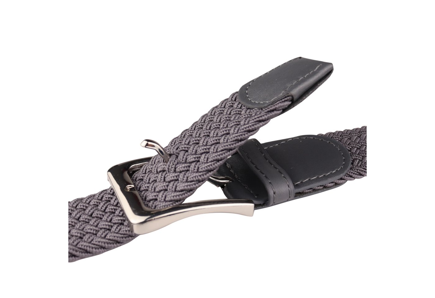MIRROSI Flechtgürtel Elastischer Stoffgürtel Flechtgürtel für Damen und Herren (3,5CM Breit, Atemungsaktiv, Super Weich) Geflochtener Stretchgürtel Dehnbarer Gü – Bild 3 von 5