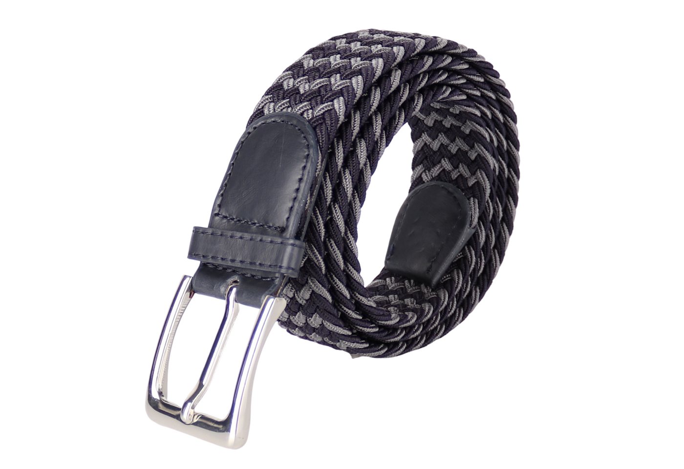 MIRROSI Flechtgürtel Elastischer Stoffgürtel Flechtgürtel für Damen und Herren (3,5CM Breit, Atemungsaktiv, Super Weich) Geflochtener Stretchgürtel Dehnbarer Gü – Bild 2 von 2