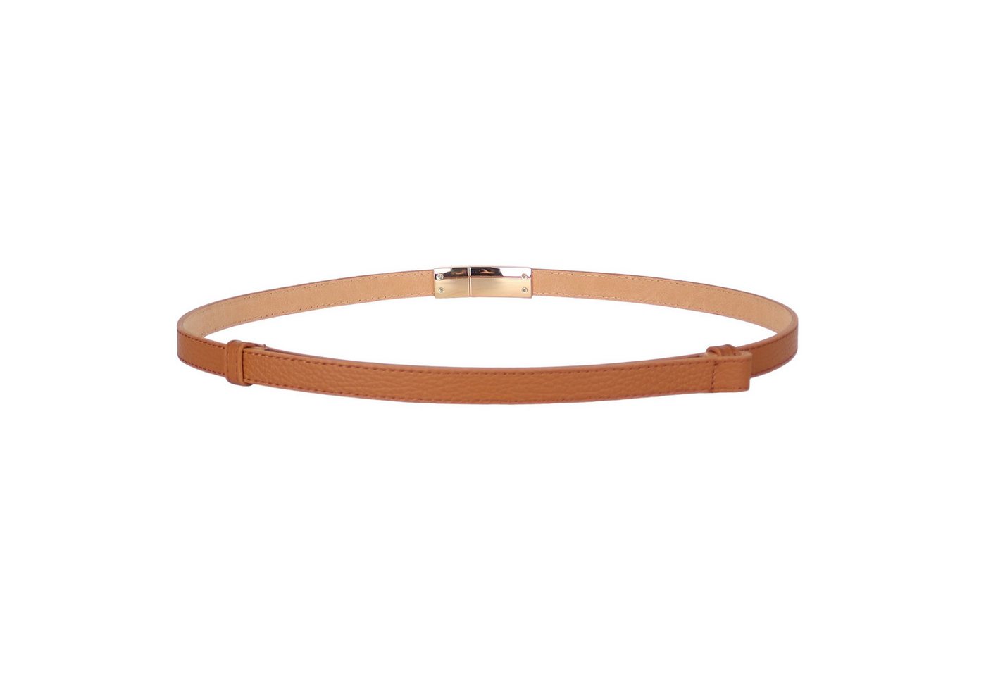 MIRROSI Ledergürtel Damen Gürtel Echtleder, Made in Italy, 18mm breit (Passt fast zu jeder Hosenschlaufe) Einheitsgröße (Geeignet für einen Hüftumfang von ca. 5 – Bild 2 von 5