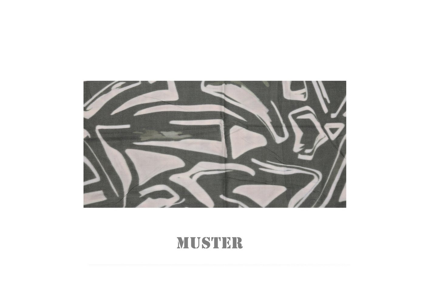 MIRROSI Loop Damen Loop Schal 40x160 cm – superweiche, mit abstraktem Muster, (ca.160x40cm, zweimal um den Hals wickelbar, Neue Kollektion Herbst/Winter 2026),  – Bild 5 von 5