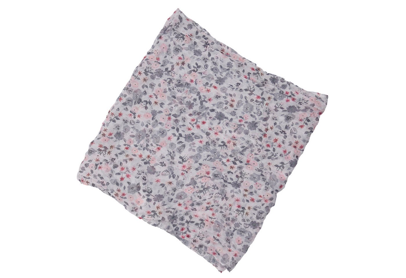 MIRROSI Loop Damen Schal mit Blümchen Muster, Weich, Schlauchschal, (ca.45x75cm, zweimal um den Hals wickelbar), Damen Halstuch ideal für Frühling, Sommer oder  – Bild 3 von 4