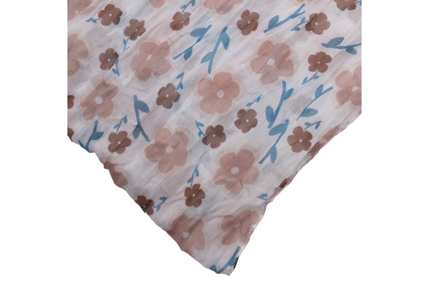 MIRROSI Loop Damen Schal mit Blumen Muster, Weich, Schlauchschal, (ca.45x75cm, zweimal um den Hals wickelbar), Damen Halstuch ideal für Frühling, Sommer oder He – Bild 4 von 4