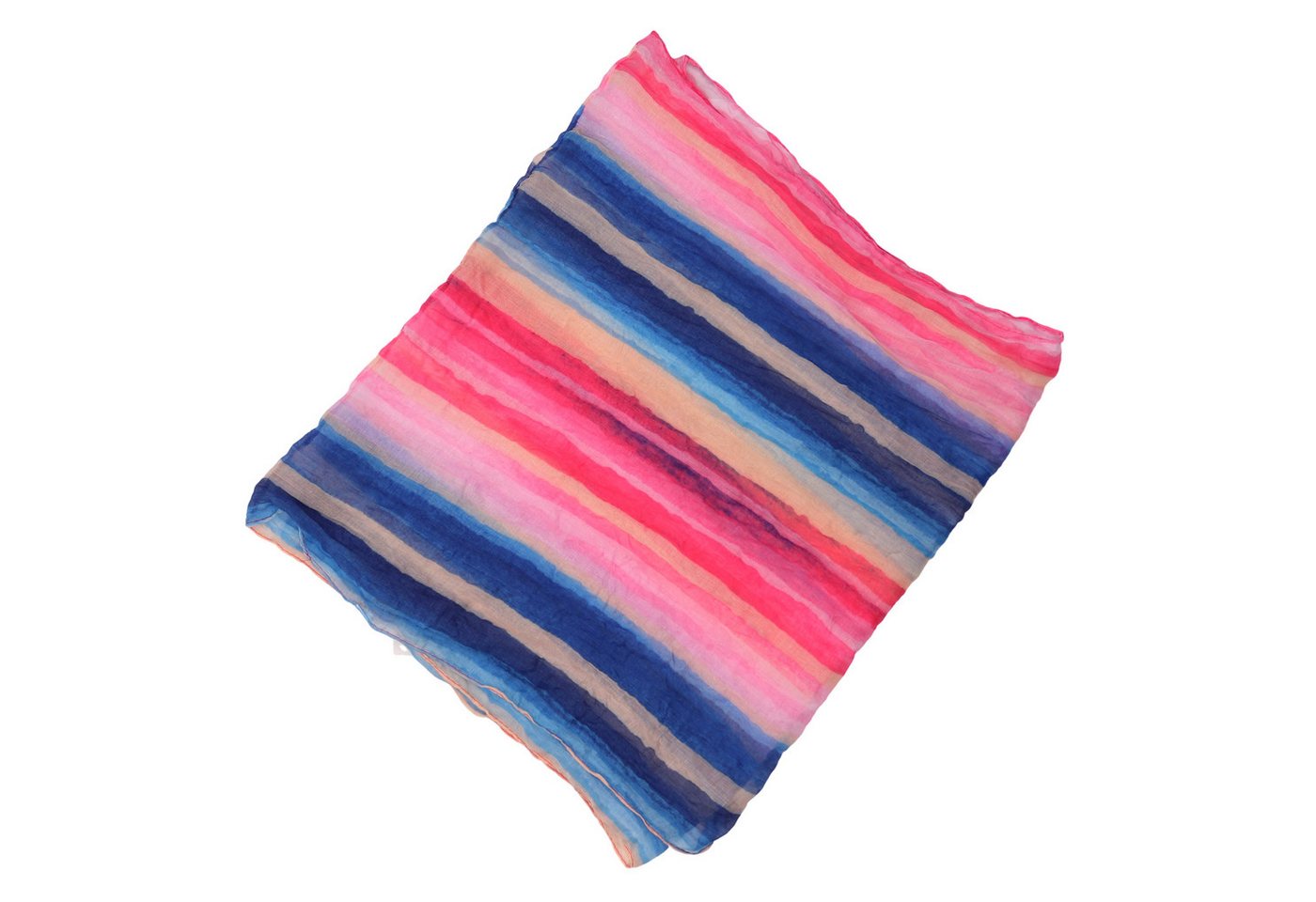 MIRROSI Loop Damen-Schal mit buntem Streifenmuster, weich, Schlauchschal, (ca.45x75cm, zweimal um den Hals wickelbar), Damen Halstuch ideal für Frühling, Sommer – Bild 3 von 4