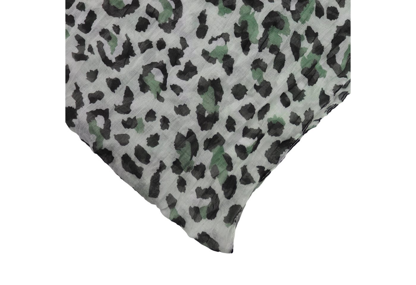 MIRROSI Loop Damen Schal mit Leopard-Muster Weich Schlauchschal, (zweimal um den Hals wickelbar, ca.45x75cm), Damen Halstuch ideal für Frühling, Sommer oder Her – Bild 3 von 4