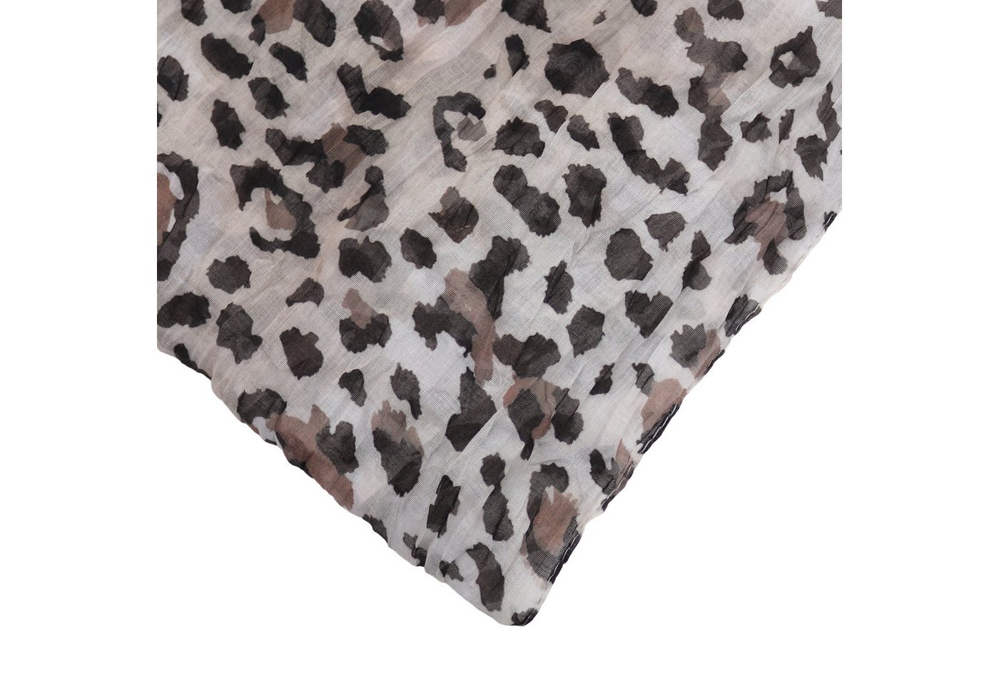 MIRROSI Loop Damen Schal mit Leopard-Muster Weich Schlauchschal, (zweimal um den Hals wickelbar, ca.45x75cm), Damen Halstuch ideal für Frühling, Sommer oder Her – Bild 3 von 4