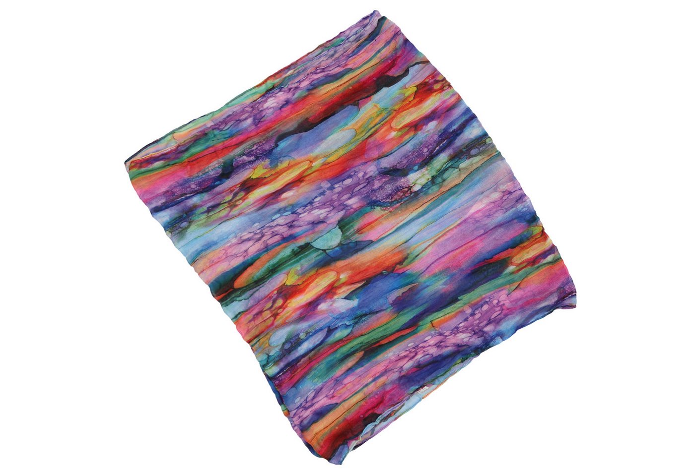 MIRROSI Loop Damen Schal mit Regenbogen-Muster Weich Schlauchschal, (Zweimal um den Hals wickelbar, ca.45x75cm), Damen Halstuch ideal für Frühling, Sommer oder  – Bild 3 von 5