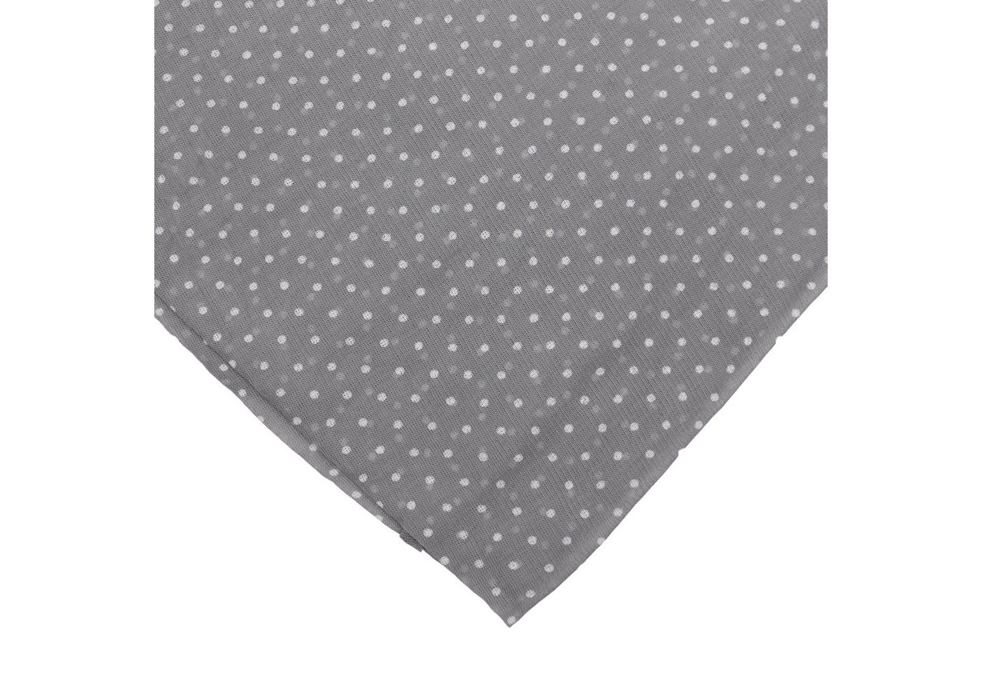 MIRROSI Modeschal Asymmetrischer Schal, Made in Italy 20% Seide 80% Baumwolle, (ca. 170x77cm, Leicht und bequem, zeitlos Pünktchen Muster), Damen Halstuch Stola – Bild 2 von 3