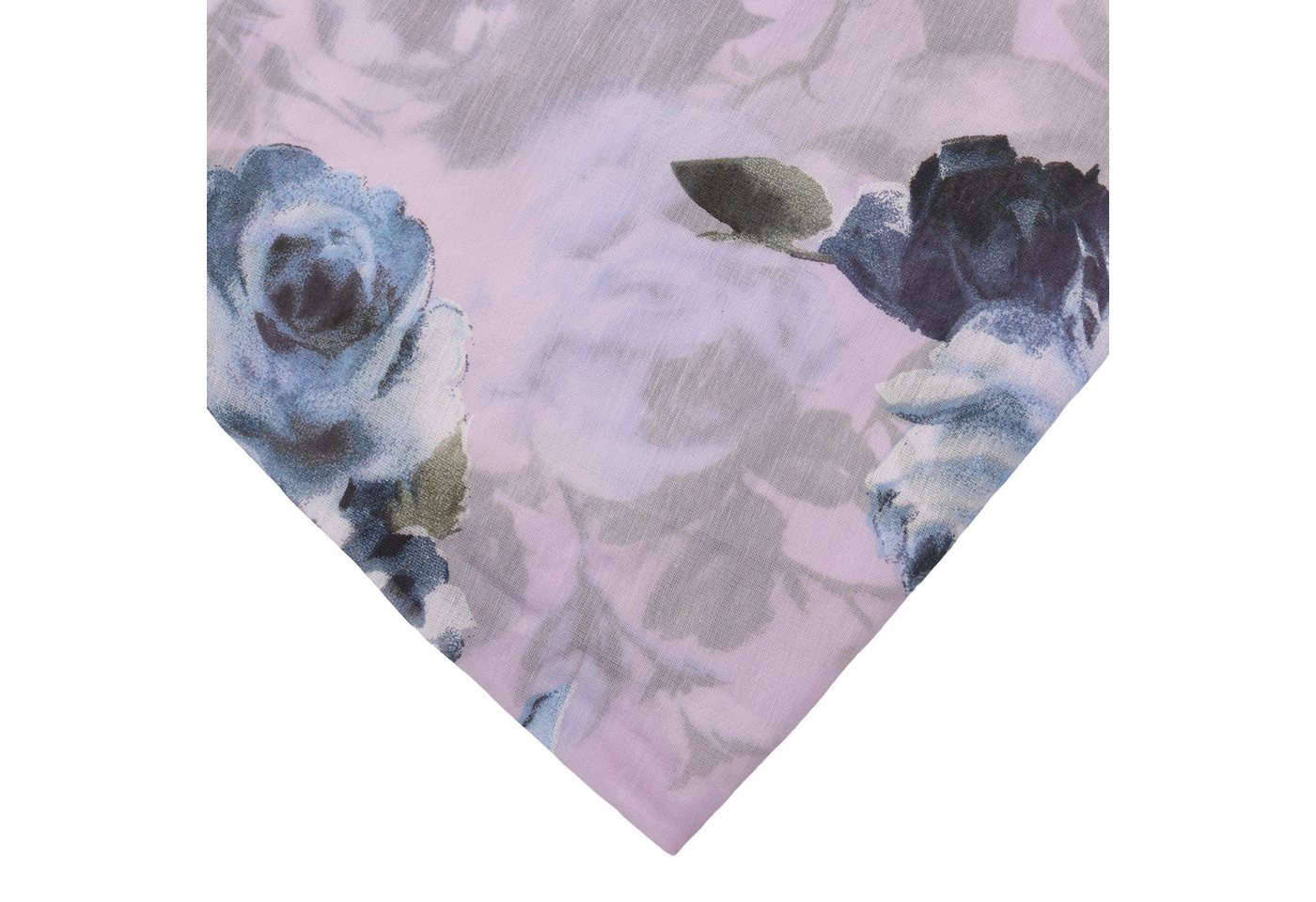 MIRROSI Modeschal Asymmetrischer Schal, Made in Italy 20% Seide 80% Baumwolle, (Ca.170x77cm, leicht und bequem), Damen Halstuch ideal für Frühling, Sommer und H – Bild 3 von 3