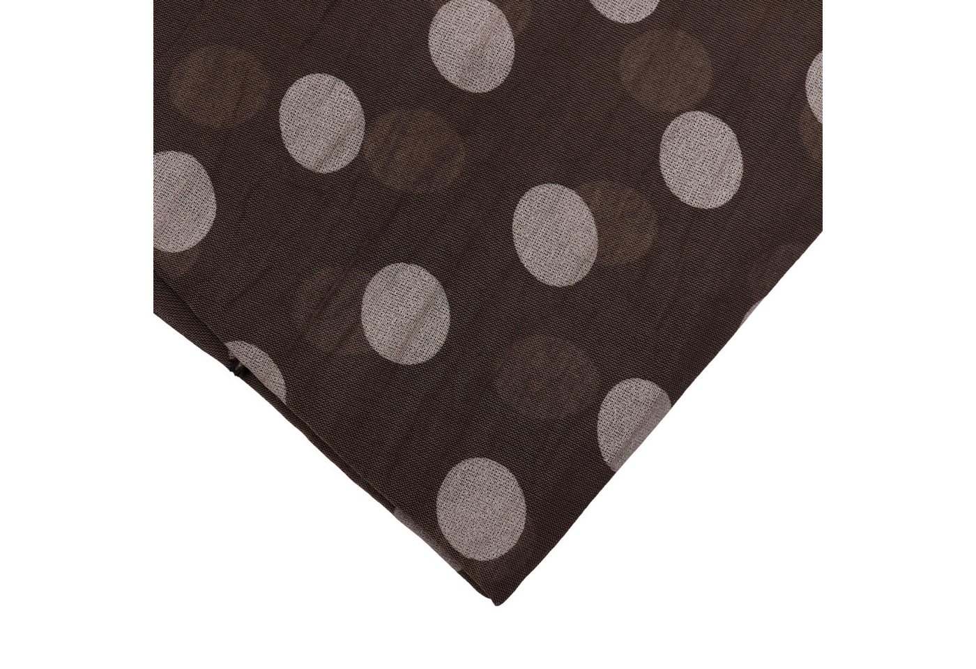 MIRROSI Modeschal Asymmetrischer Schal, Made in Italy 20% Seide 80% Baumwolle, (ca. 170x77cm, Leicht und bequem, zeitlos Pünktchen Muster), Damen Halstuch Stola – Bild 2 von 4