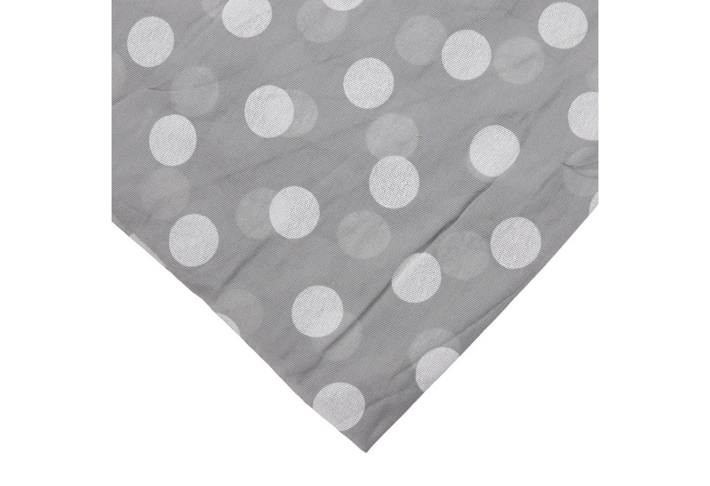 MIRROSI Modeschal Asymmetrischer Schal, Made in Italy 20% Seide 80% Baumwolle, (ca. 170x77cm, Leicht und bequem, zeitlos Pünktchen Muster), Damen Halstuch Stola – Bild 2 von 5