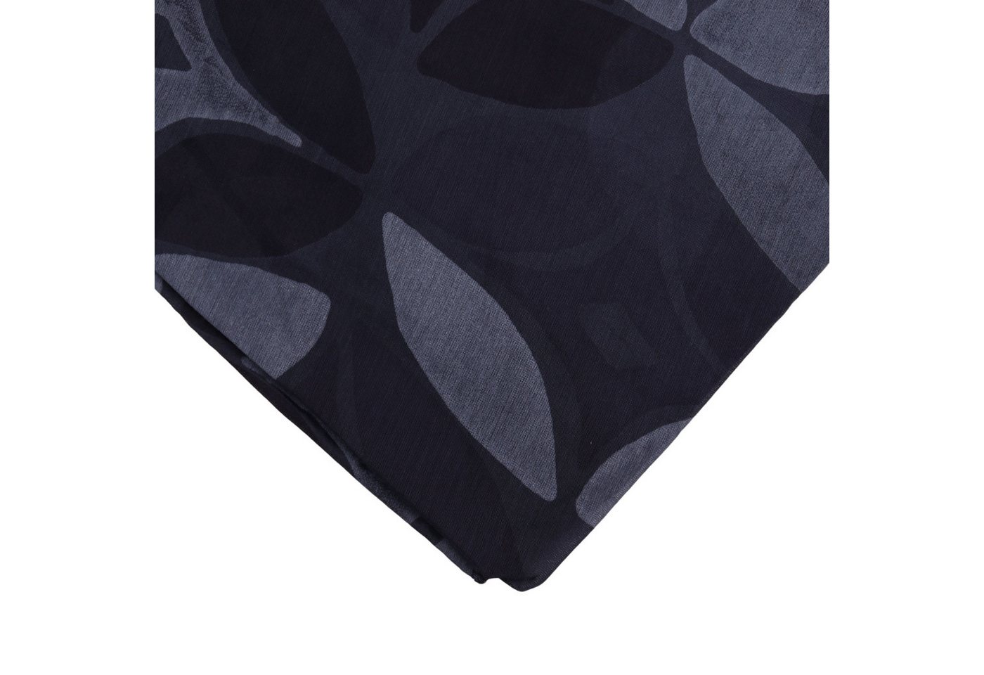 MIRROSI Modeschal Asymmetrischer Schal, Made in Italy 20% Seide 80% Baumwolle, (ca,177x77cm, Leicht und bequem, Kleeblatt Print, Neue Kollektion Herbst/Winter 2 – Bild 2 von 4