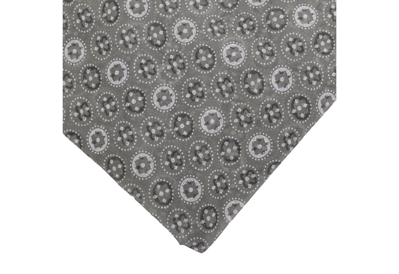 MIRROSI Modeschal Asymmetrischer Schal, Made in Italy 20% Seide 80% Baumwolle, (Ca.170x77cm, leicht und bequem), Damen Halstuch ideal für Frühling, Sommer und H – Bild 3 von 3