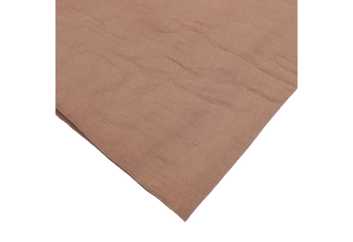 MIRROSI Modeschal Asymmetrischer Schal, Made in Italy 20% Seide 80% Baumwolle, (ca. 170x77cm, Leicht und bequem, Unifarbe), Damen Halstuch ideal für Frühling, S – Bild 2 von 4