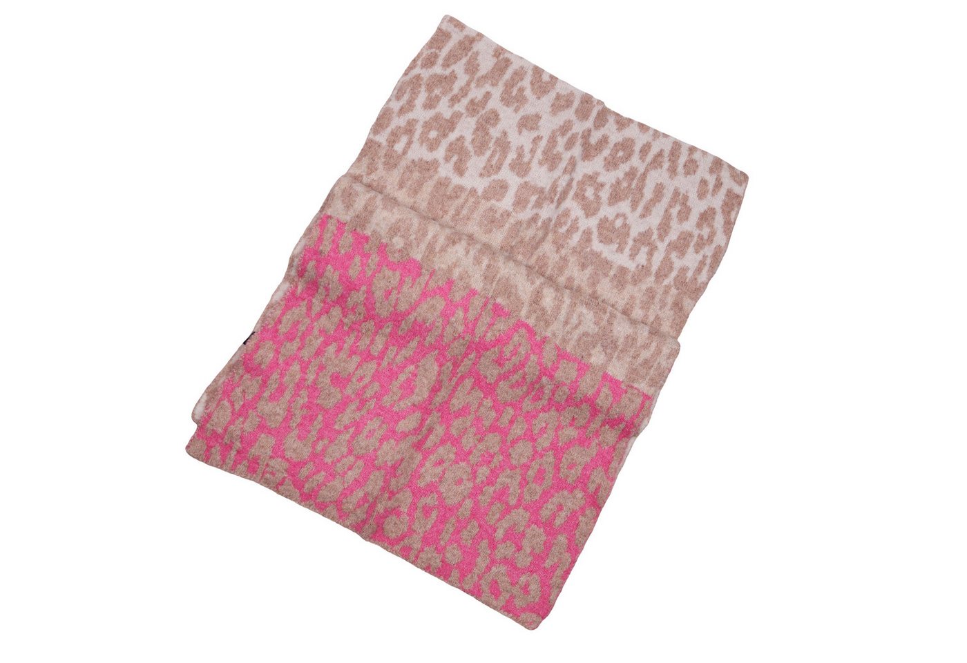 MIRROSI Modeschal Damen Winterschal Strickschal superweicher Leo Schal, (Neue Kollektion Herbst/Winter 2026), warmer Winterschal mit Wolle, Animal Print – Bild 3 von 4
