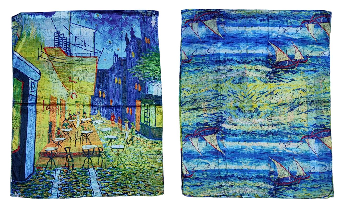 MIRROSI Modeschal Weicher & Leicht Großes Schal, ca.70x180cm, zweiseitig tragbar, (aus 50% Viskose 50% Baumwolle, Atemberaubende Designs), Damen Halstuch Stola  – Bild 3 von 4