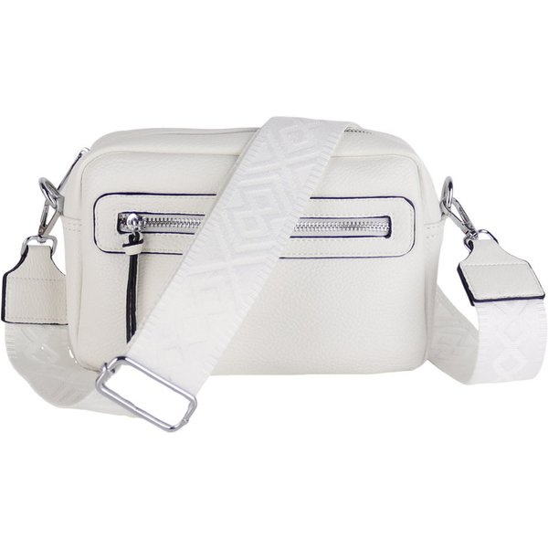MIRROSI Umhängetasche Damen, Veganleder Crossbody Tasche Bag, Schultertasche (inkl. 1 Münzbeutel und 2 Wechselgurte, 26x16x8cm (BXHXT), gemusterten & verstellba