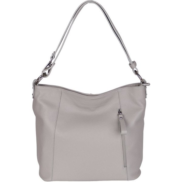 MIRROSI Umhängetasche Damen, Schultertasche,Aus Echtleder, Made in Italy (ca.37x28x11cm)