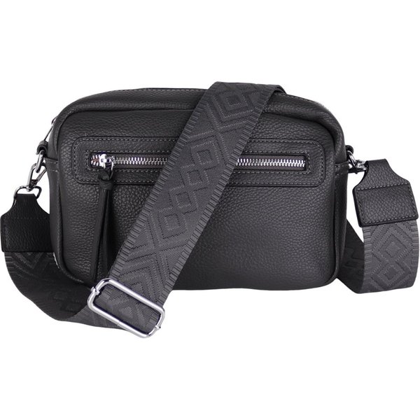 MIRROSI Umhängetasche Damen, Veganleder Crossbody Tasche Bag, Schultertasche (inkl. 1 Münzbeutel und 2 Wechselgurte, 26x16x8cm (BXHXT), gemusterten & verstellba