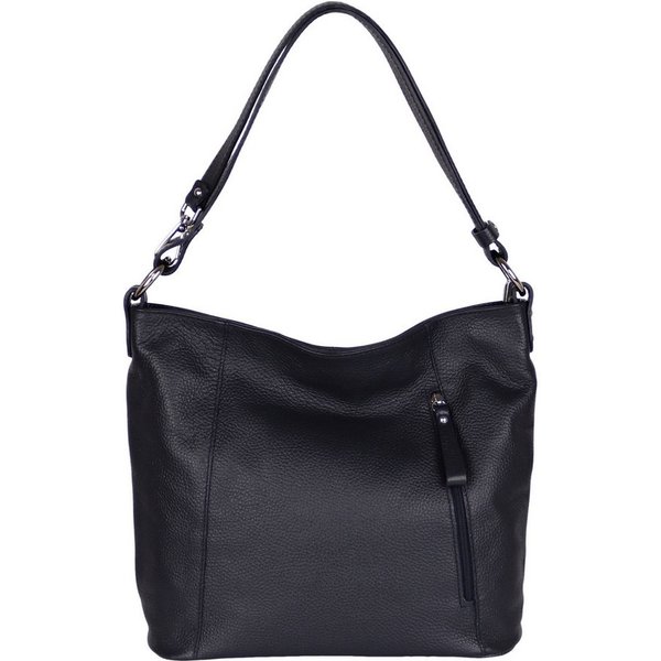MIRROSI Umhängetasche Damen, Schultertasche,Aus Echtleder, Made in Italy (ca.37x28x11cm)