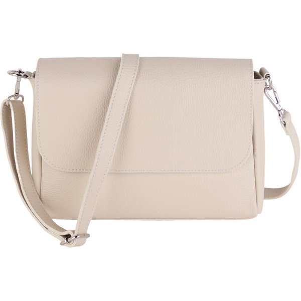 MIRROSI Umhängetasche Damen, Crossbody Bag, Echtleder Made in Italy (1 Tasche 2 Gurte oder Basic Version 1 Tasche 1 Gurt), 27x20x7cm (BXHXT) Mittelgroß