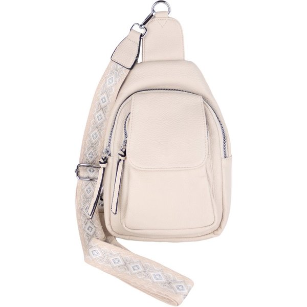 MIRROSI Umhängetasche Sling Bag,Brusttasche, Crossbody 19x28x8cm (für Ausflüge, Reisen, Wanderungen, und Partys, Mittelgroß), auch für die Verwendung als Rucksa