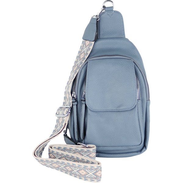 MIRROSI Umhängetasche Sling Bag,Brusttasche, Crossbody 19x28x8cm (für Ausflüge, Reisen, Wanderungen, und Partys, Mittelgroß), auch für die Verwendung als Rucksa