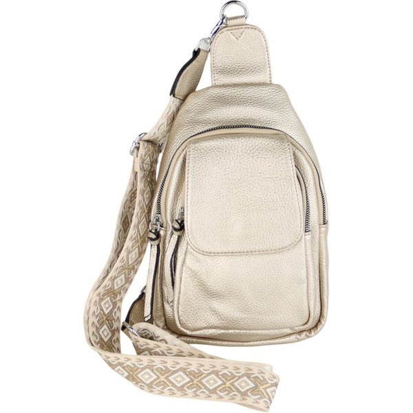 MIRROSI Umhängetasche Sling Bag,Brusttasche, Crossbody 19x28x8cm (für Ausflüge, Reisen, Wanderungen, und Partys, Mittelgroß), auch für die Verwendung als Rucksa