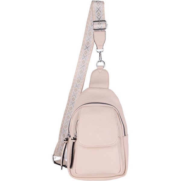 MIRROSI Umhängetasche Sling Bag,Brusttasche, Crossbody 19x28x8cm (für Ausflüge, Reisen, Wanderungen, und Partys, Mittelgroß), auch für die Verwendung als Rucksa
