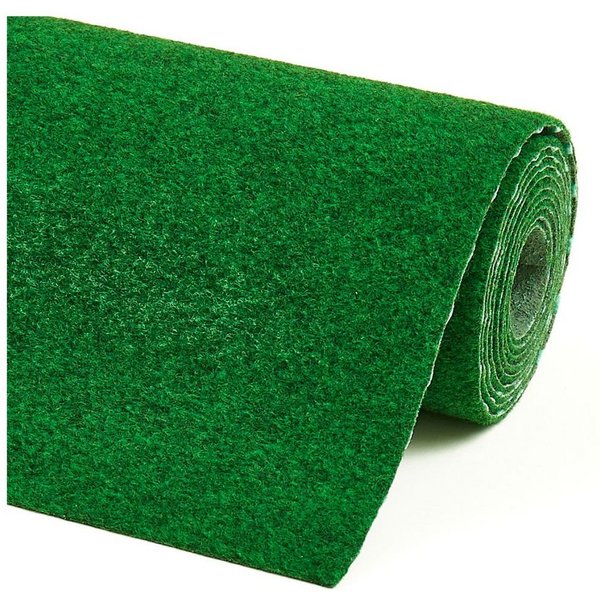 misento Kunstrasen Easy, rechteckig, Höhe: 4 mm, Rasenteppich für Balkon und Terrasse mit Drainage-Noppen