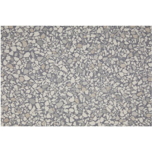 misento Vinylboden Arctic in Grau gesprenkelt, für Feuchtraum- und Privatbereiche, PVC Bodenbelag Meterware 200/400 cm Breite, 2,8 mm Stärke