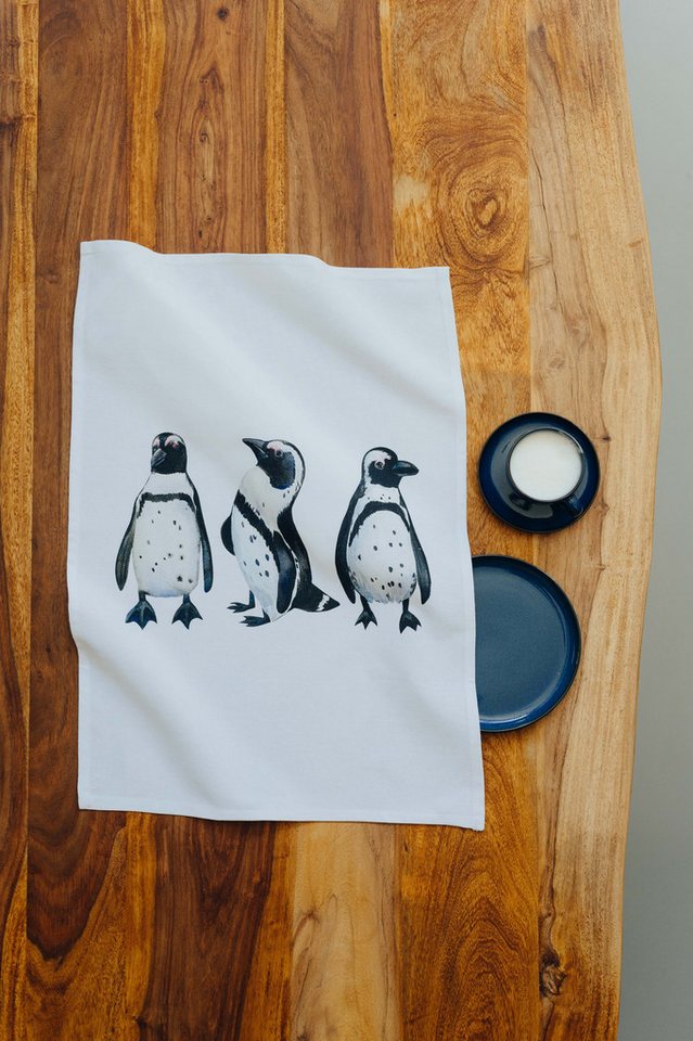 Miss Cotton Geschirrtuch Bunter Pinguin, (1-tlg) – Bild 2 von 3