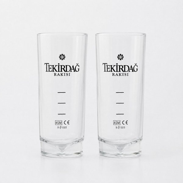 Mixcompany Glas Tekirdag Rakisi Rakiglas 2er Set - Original Longdrink Gläser, 2-tlg.