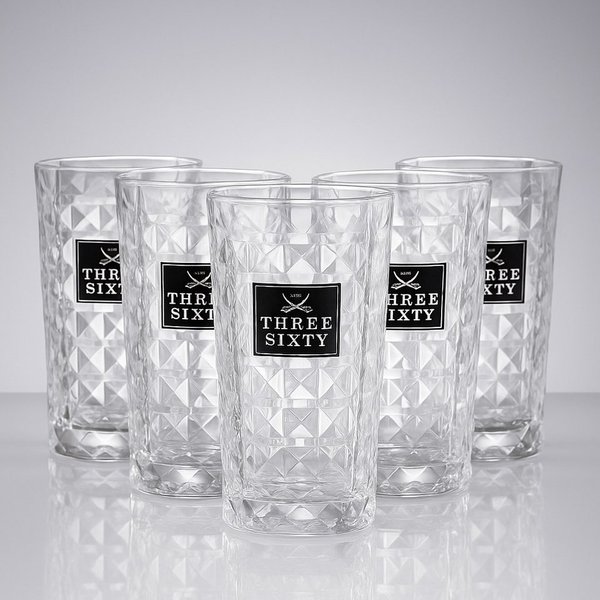 Mixcompany Glas Three Sixty Vodka Longdrinkgläser 6er Set – 0,3 L geeicht