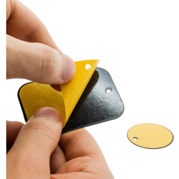 Mobilefox Smartphone-Halterung 2er Set Metall Platten Ersatzteile Universal Magnetisch KFZ Halterung