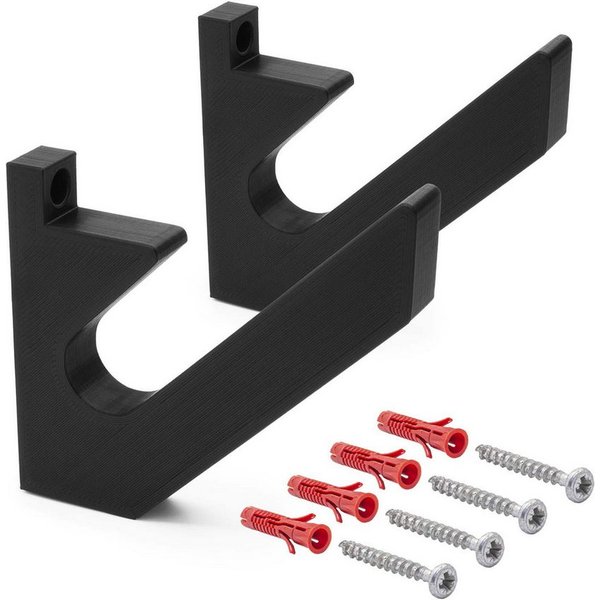 Mobilefox Wandhalterung Skateboard Wand Halterung Longboard Halter Snowboard Haken Universal
