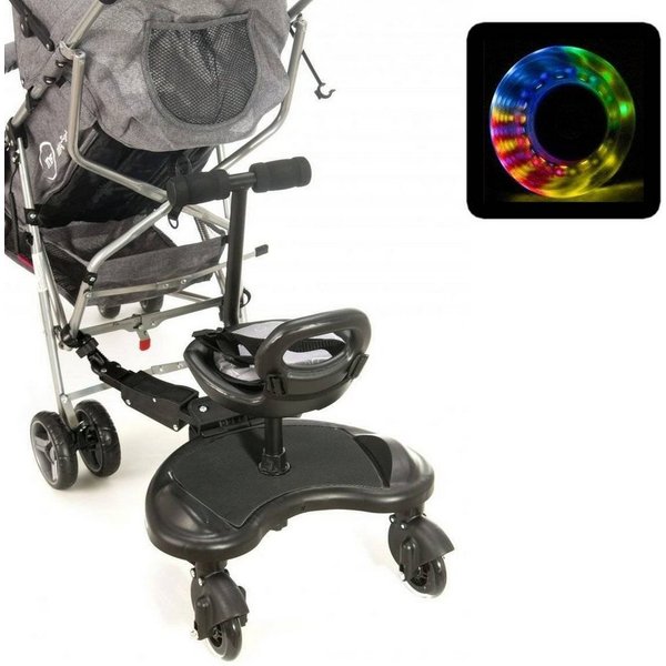 Moby-System Kinder-Buggy Buggy-Board zum Kinderwagen Mr. Buggy, shock-absorbing for a smooth ride