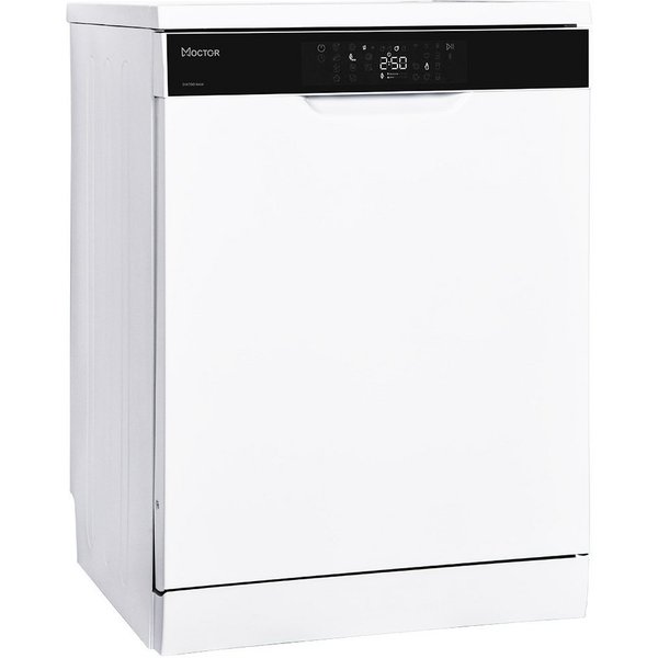 MOCTOR Standgeschirrspüler Serie 9 DW70014AW, 14 Maßgedecke, Auto Door, 10 Programme, Aquastop, Moctor App